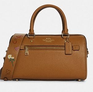 Coach Rowan Satchel With Diary Embroidery